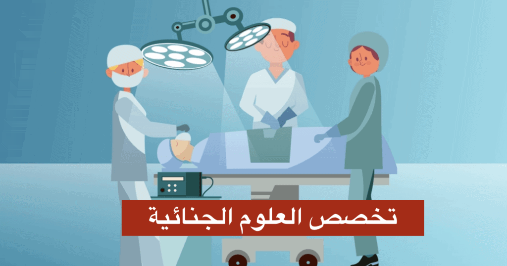 تخصص العلوم الجنائية